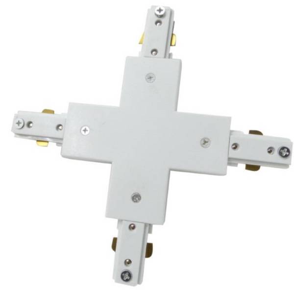 Connecteur X Rail Monophasé BLANC - SILAMP