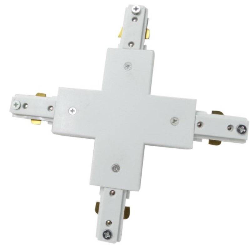 Connecteur X Rail Monophasé BLANC - SILAMP-0
