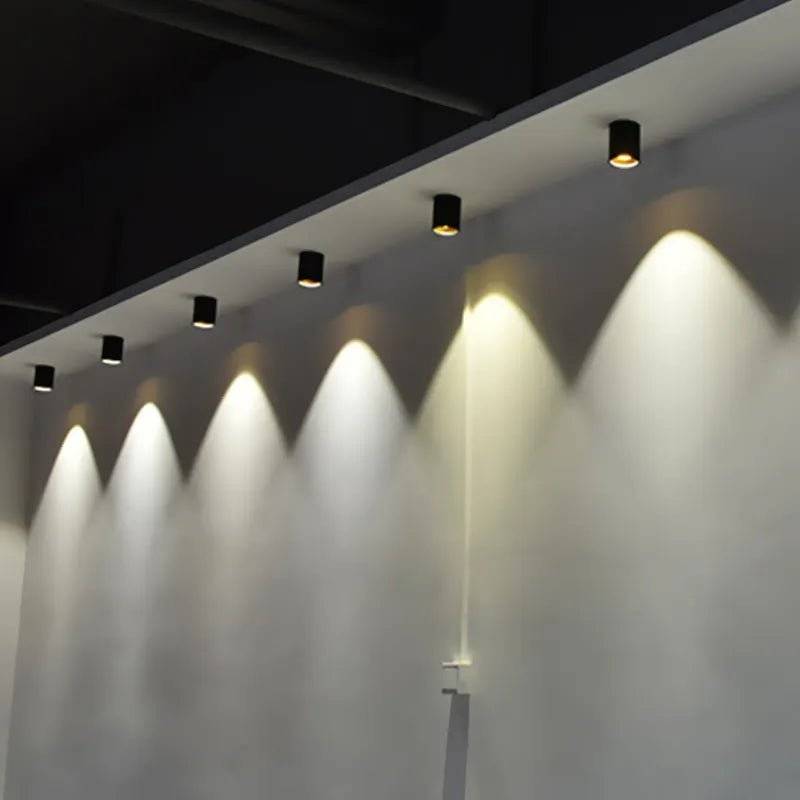 Spot en Saillie LED Noir pour Ampoule GU10 - SILAMP-1
