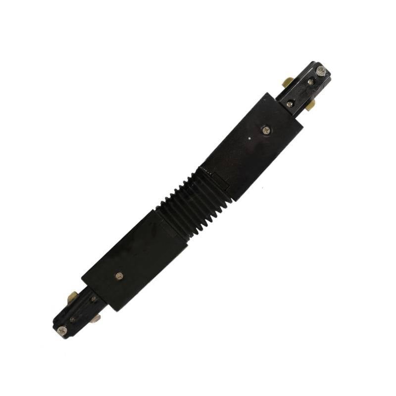 Connecteur flexible pour Rail Monophasé Noir - SILAMP-0