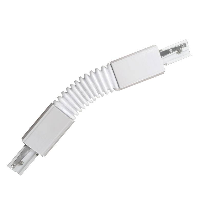 Connecteur flexible pour Rail Triphasé Blanc - SILAMP-0