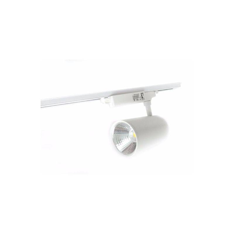 Rail Monophasé pour Spot LED 1m BLANC - SILAMP-4