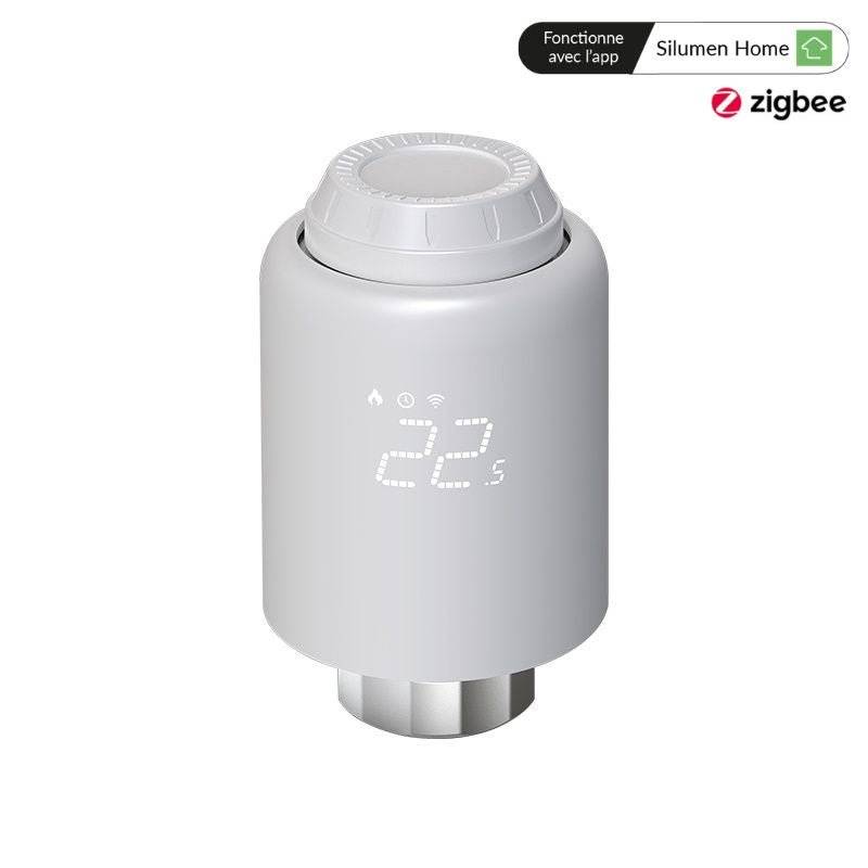 Tête Thermostatique Connectée ZigBee Universelle - SILAMP-0