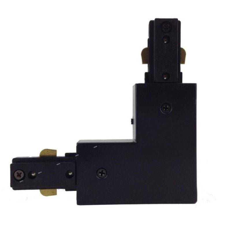 Connecteur Angle 90° Rail Monophasé NOIR - SILAMP-0