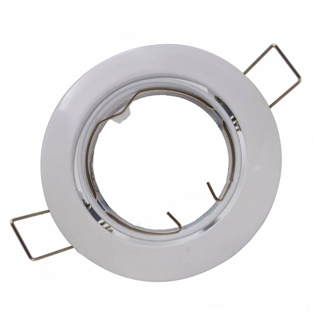 Support Spot GU10 LED Orientable BLANC - SILAMP-0
