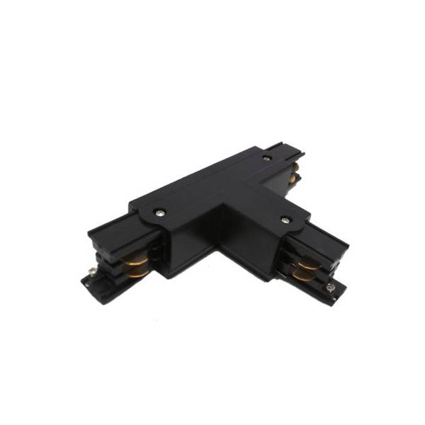 Connecteur T Rail Triphasé NOIR - SILAMP