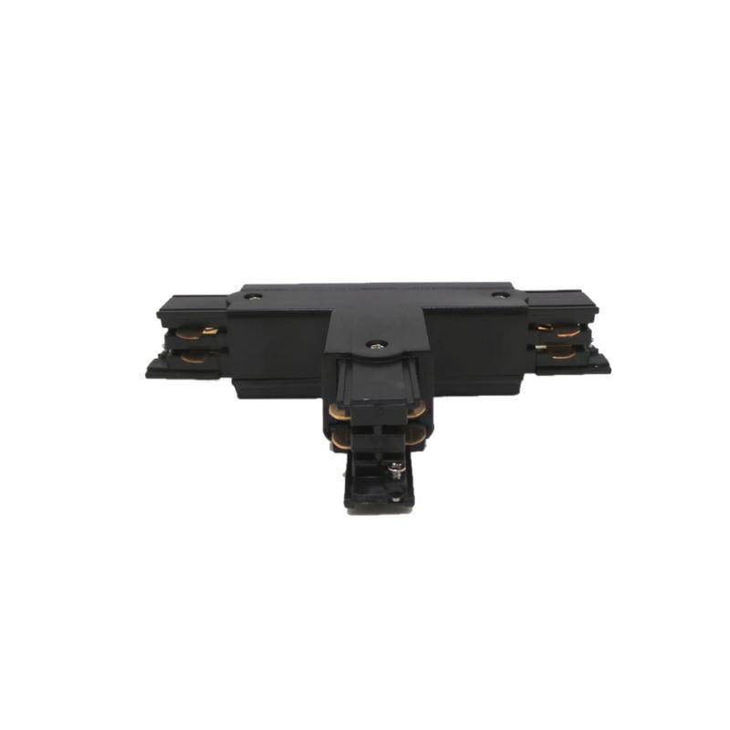 Connecteur T Rail Triphasé NOIR - SILAMP-1