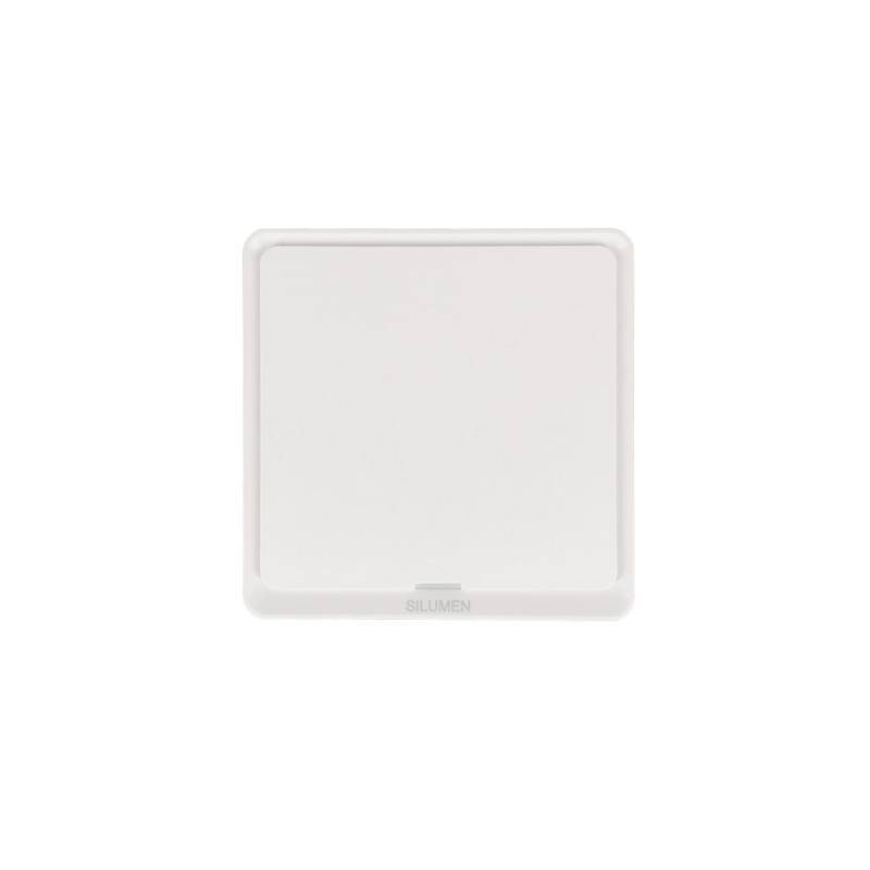 Interrupteur Connecté WiFi Simple Poussoir Blanc - SILAMP-0