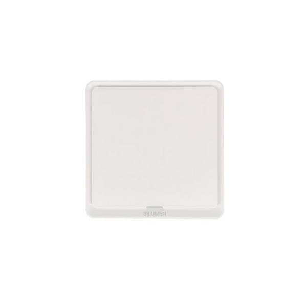 Interrupteur Connecté WiFi Simple Poussoir Blanc - SILAMP