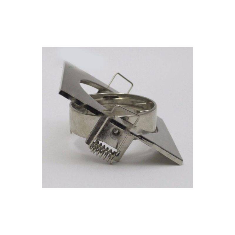 Support Spot LED GU10 Orientable Carré INOX - SILAMP-2