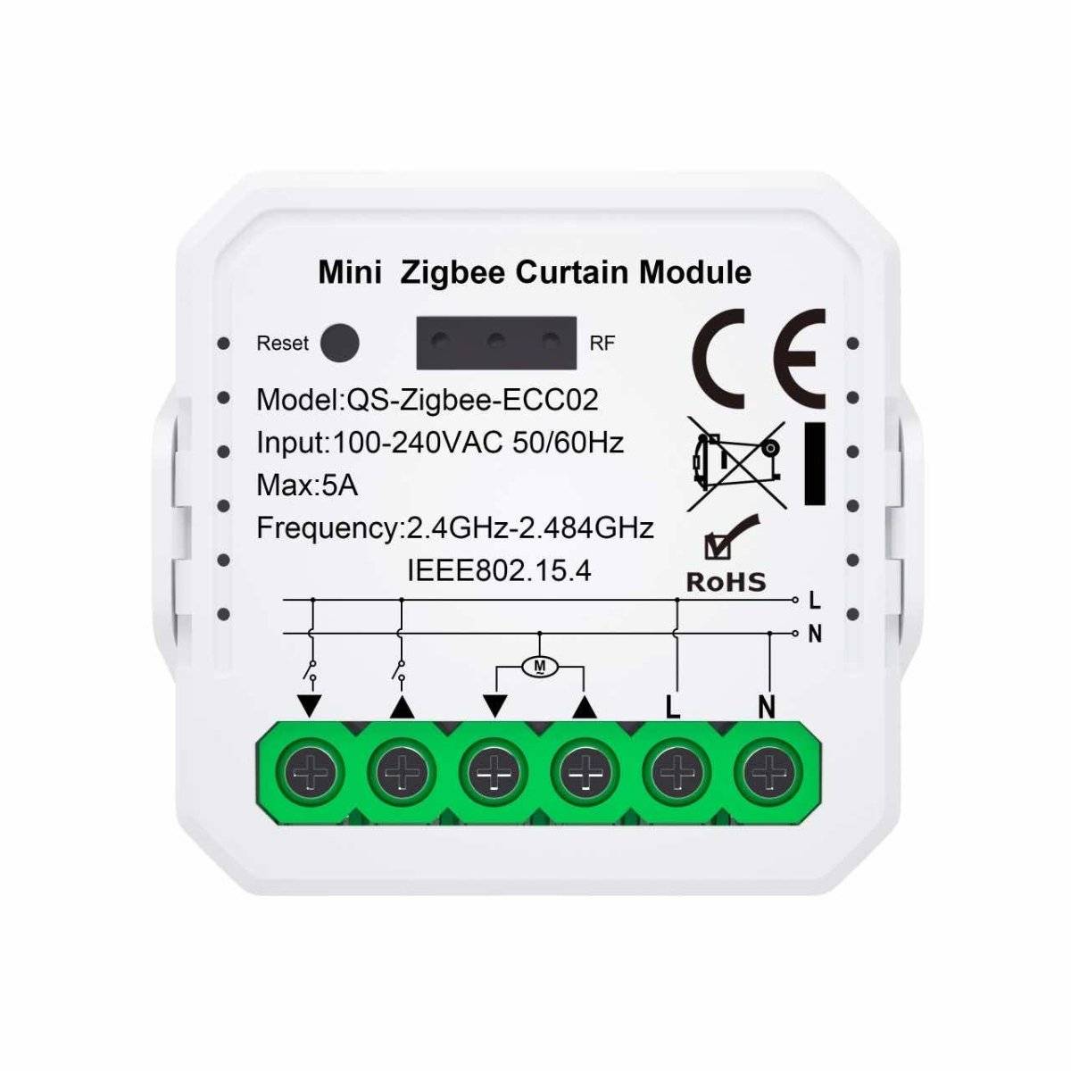 Module Interrupteur Volet Roulant Connecté Zigbee - SILAMP-0