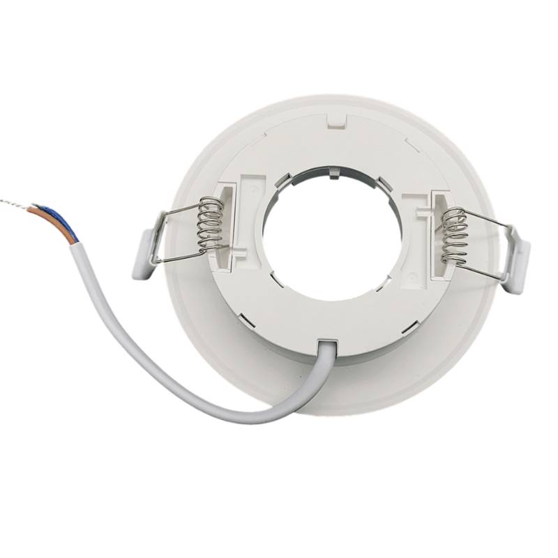 Support Spot Encastrable GX53 LED Rond BLANC - SILAMP-1