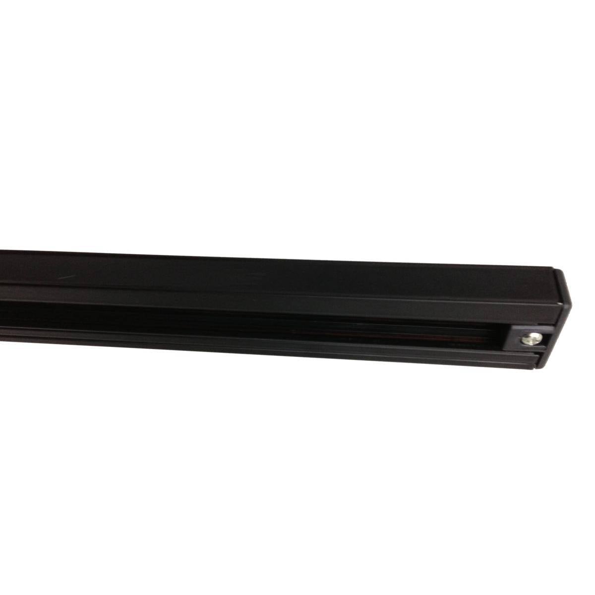 Rail Monophasé pour Spot LED 2m NOIR - SILAMP-0