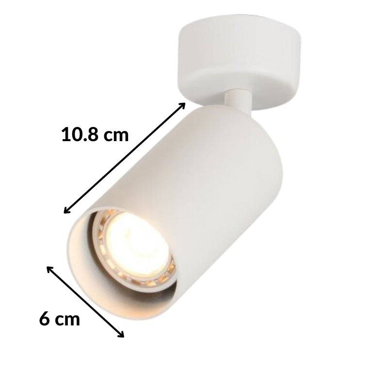 Spot LED en saillie Blanc Orientable pour Ampoule GU10 - SILAMP-2