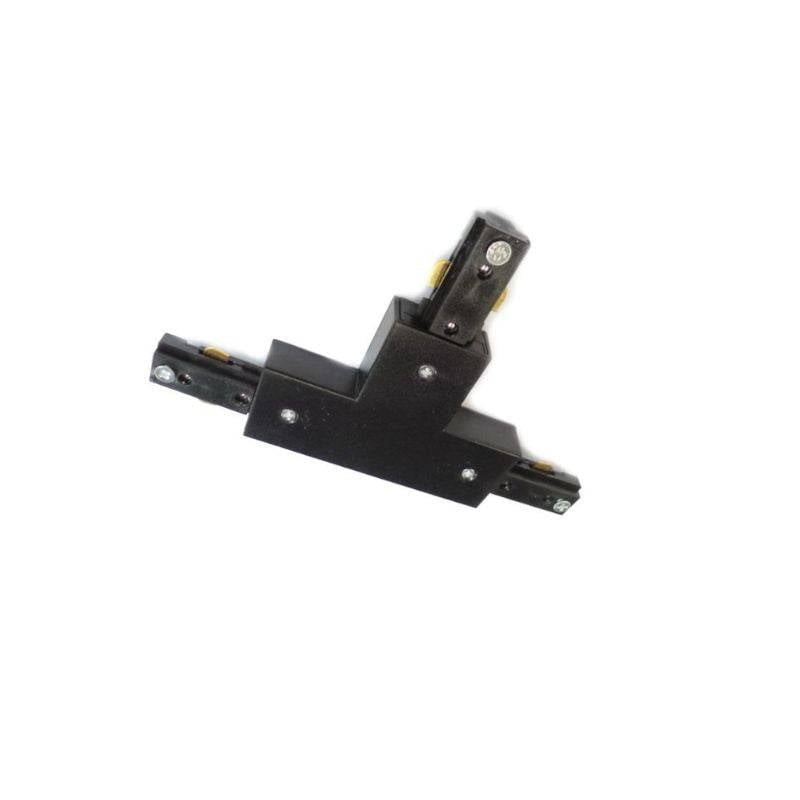 Connecteur T Rail Monophasé NOIR - SILAMP-0