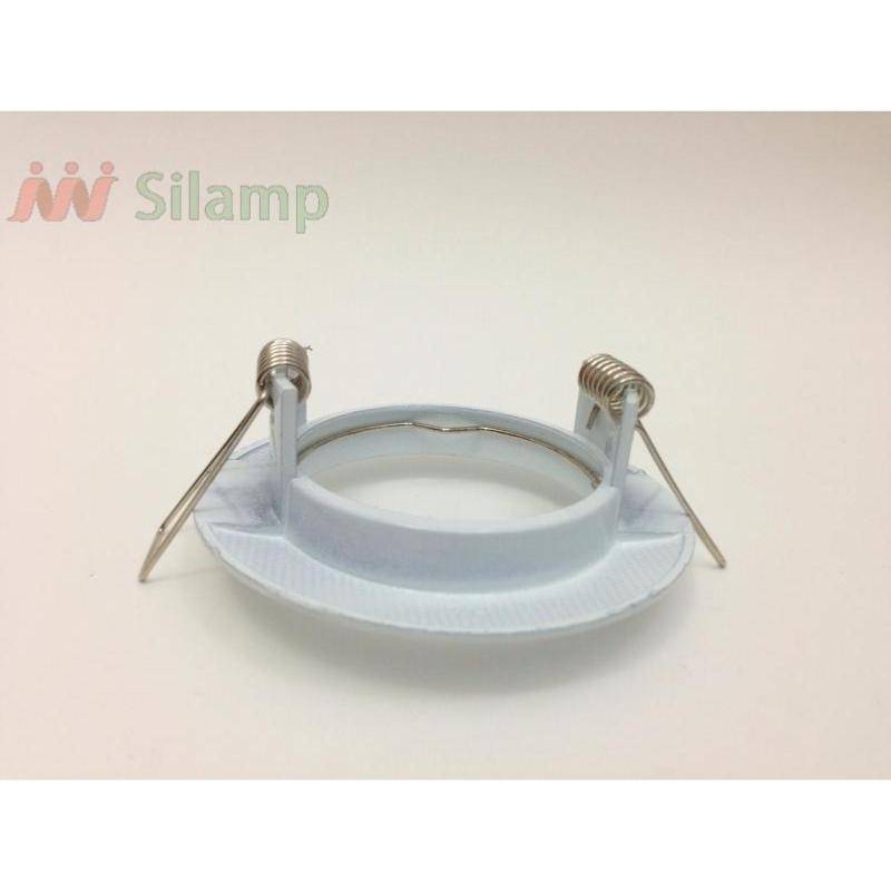 Support Spot GU10 LED Rond BLANC - SILAMP-2