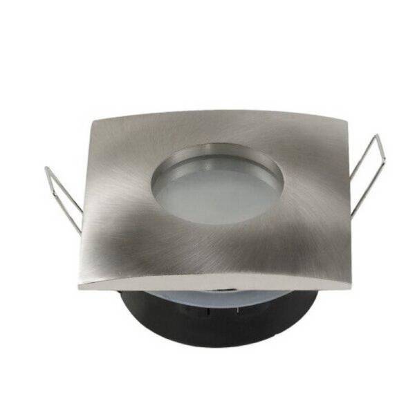 Support Spot GU10 IP65 Carré Alu 82mm - SILAMP