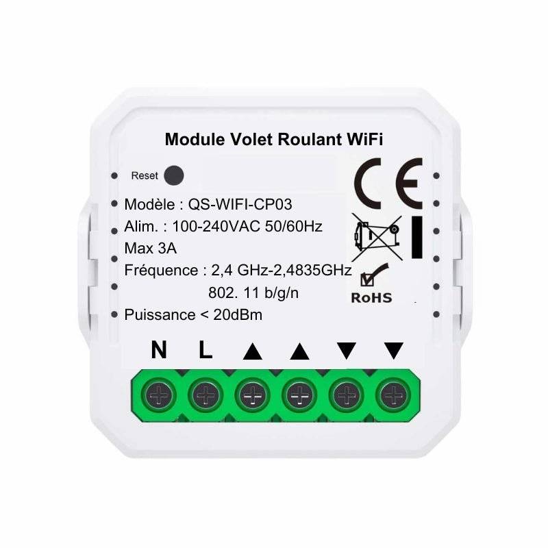 Module Interrupteur Volet Roulant Connecté WiFi - SILAMP-0
