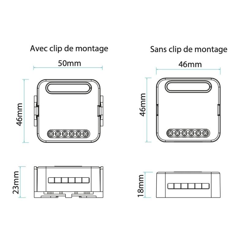 Module Interrupteur Volet Roulant Connecté WiFi - SILAMP-1