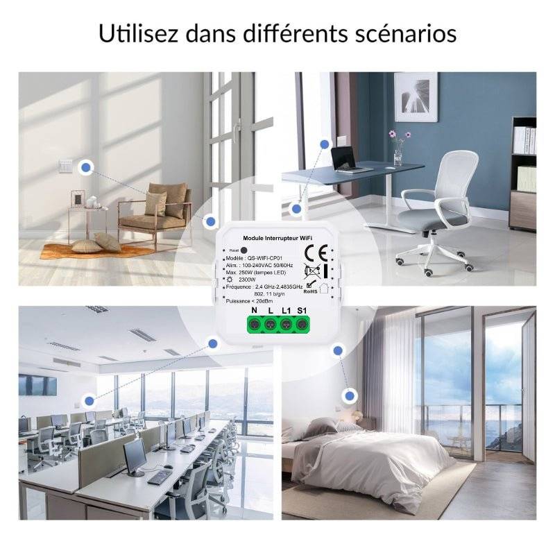 Module Interrupteur WiFi - SILAMP-4