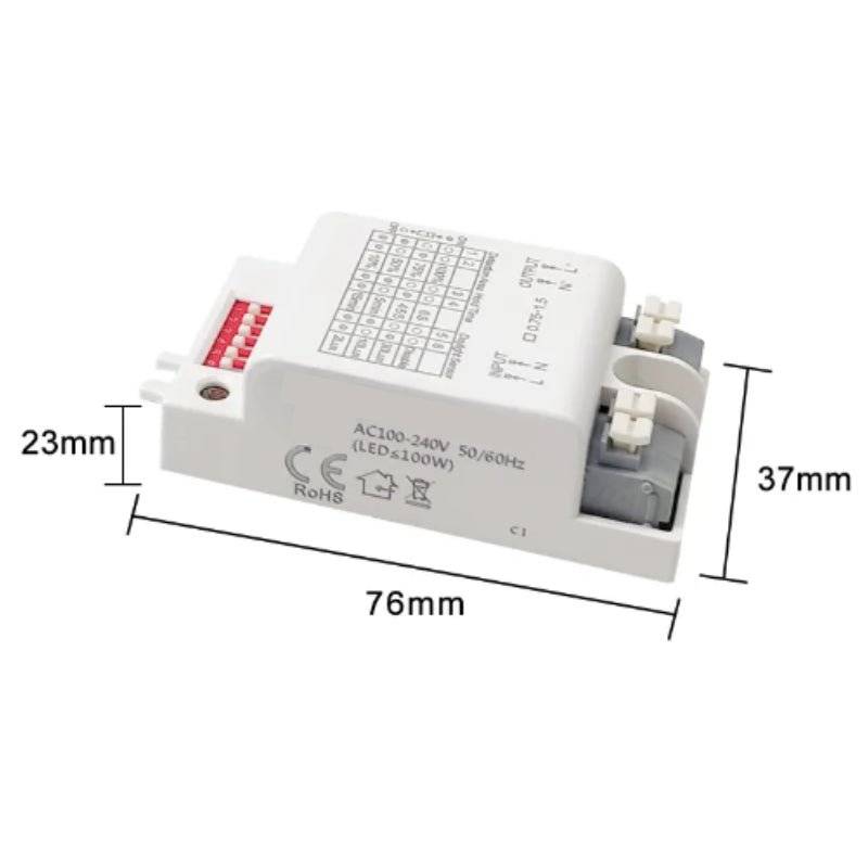 Détecteur de Mouvement 10m x 6m 150° 220V - SILAMP-1
