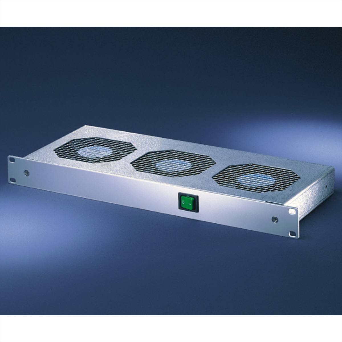 Unité de ventilation 19" SCHROFF, 1 U, avec interrupteur frontal, 3 ventilateurs, 230 VAC-3