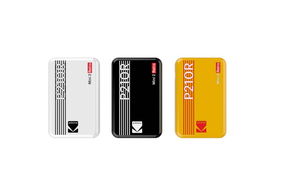 KODAK Pack Mini Imprimante P210 Retro 2 + Cartouche et papier pour 30 photos - Imprimante Connectée Bluetooth - Photos-2