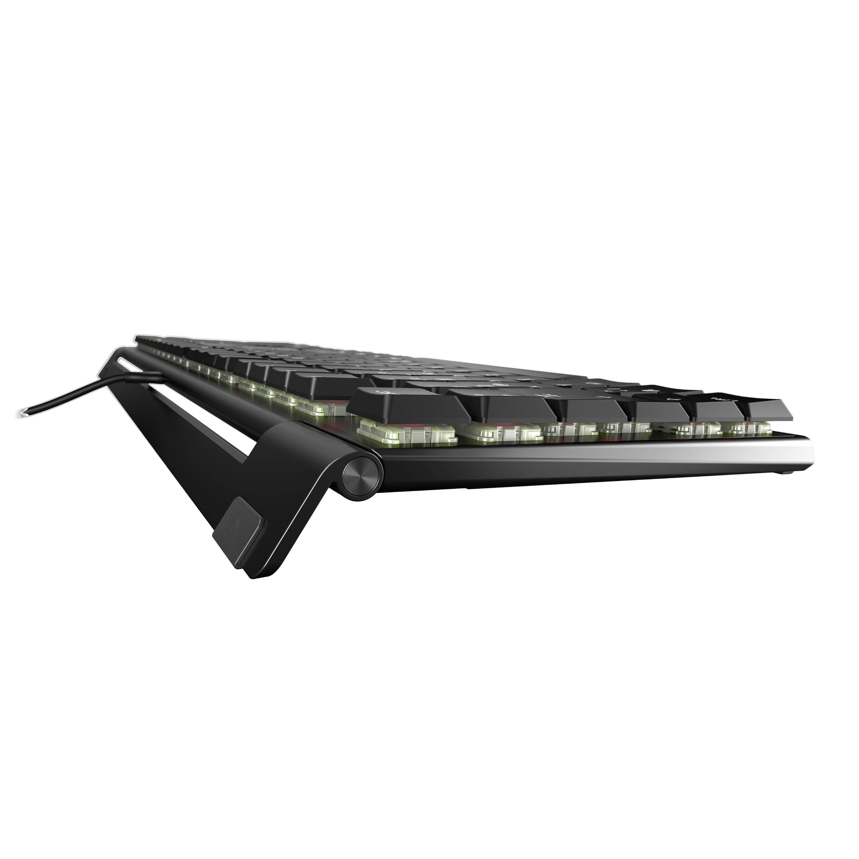 CHERRY MX 10.0N, Avec fil, USB, Clavier mécanique, AZERTY, LED RGB, Noir-1