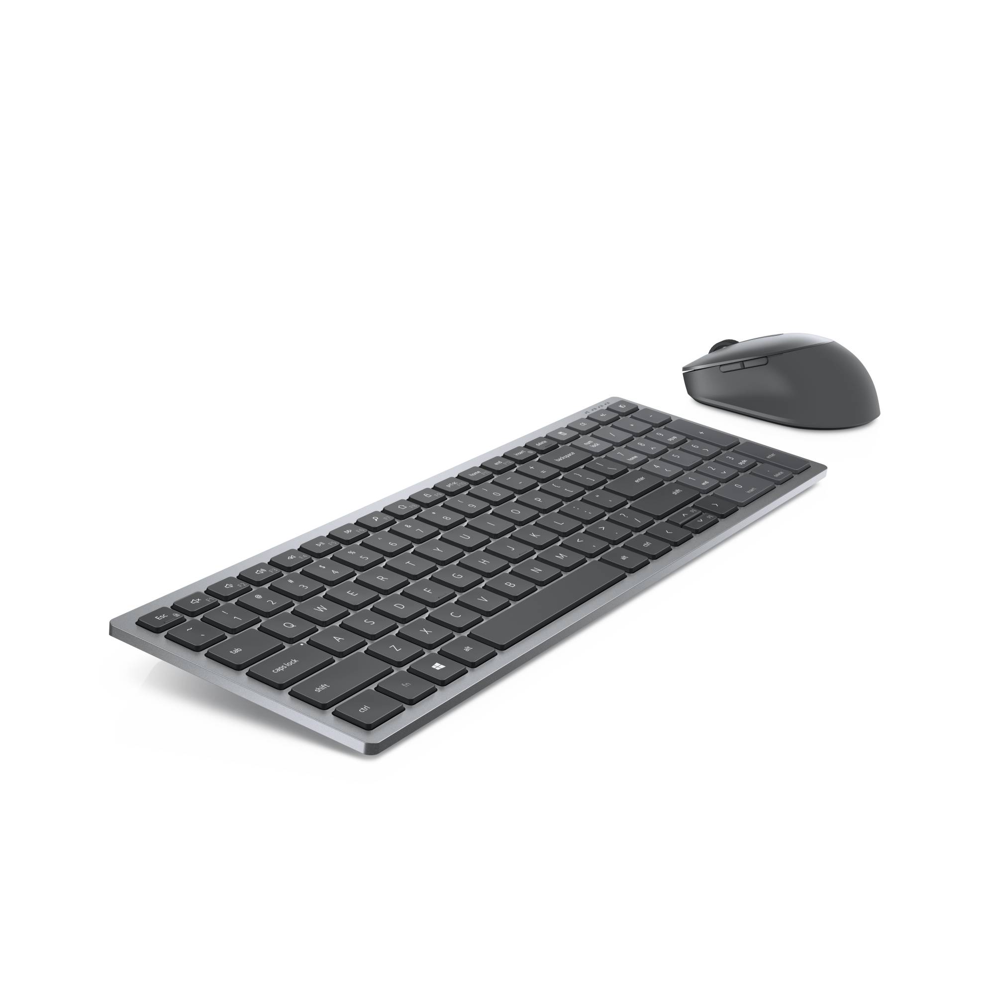 DELL Clavier compact et souris Pro Plus - KM7120W - français (AZERTY), Taille réelle (100 %), Sans fil, RF sans fil + Bl-2
