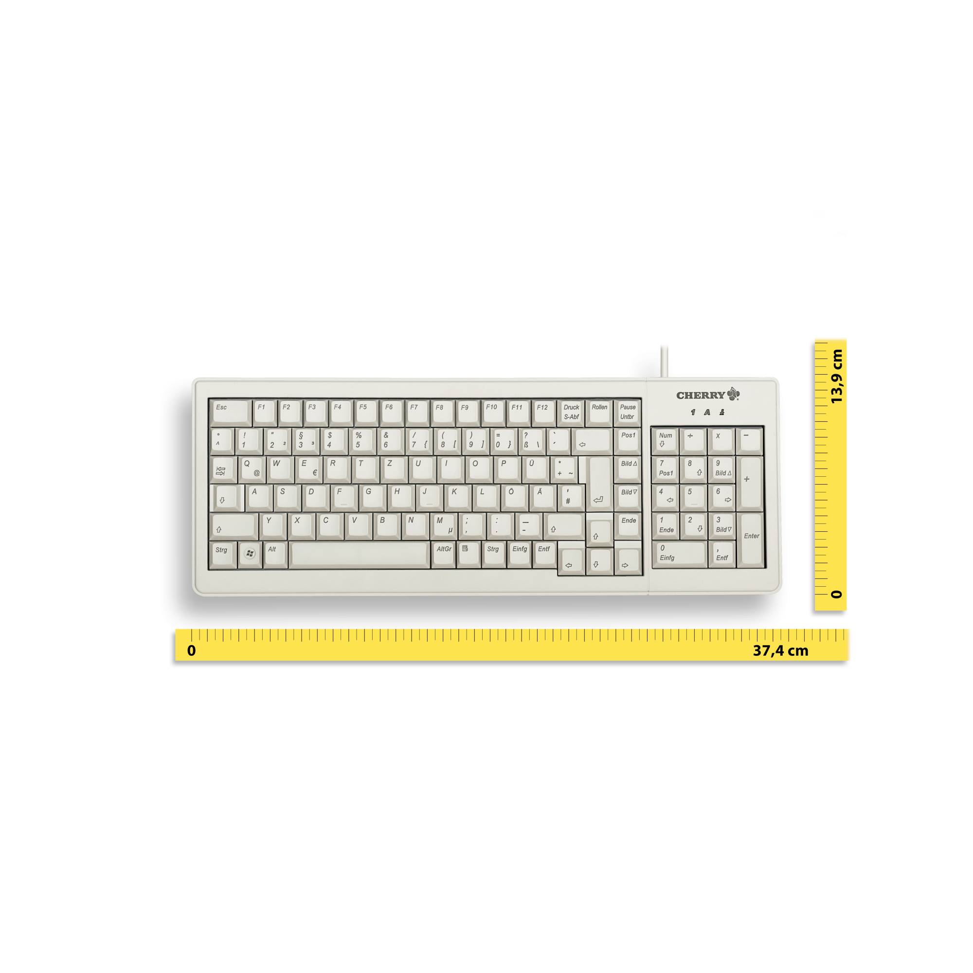 CHERRY Clavier XS Complete G84-5200 USB/PS2 gris-1