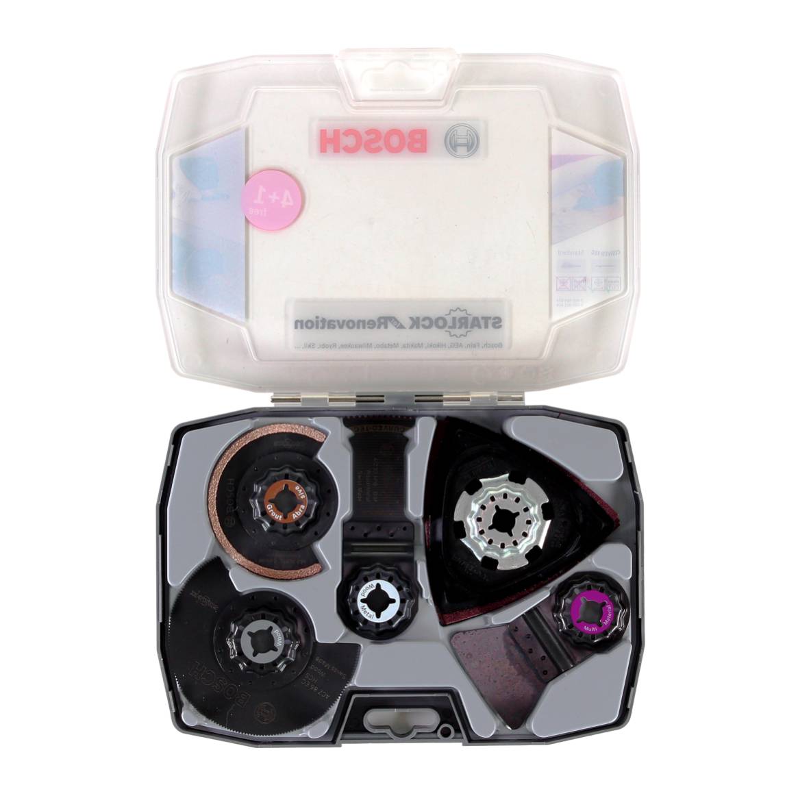 Coffret GOP Starlock Renovation 5 pièces lames et abrasifs - BOSCH - 2608664624-1
