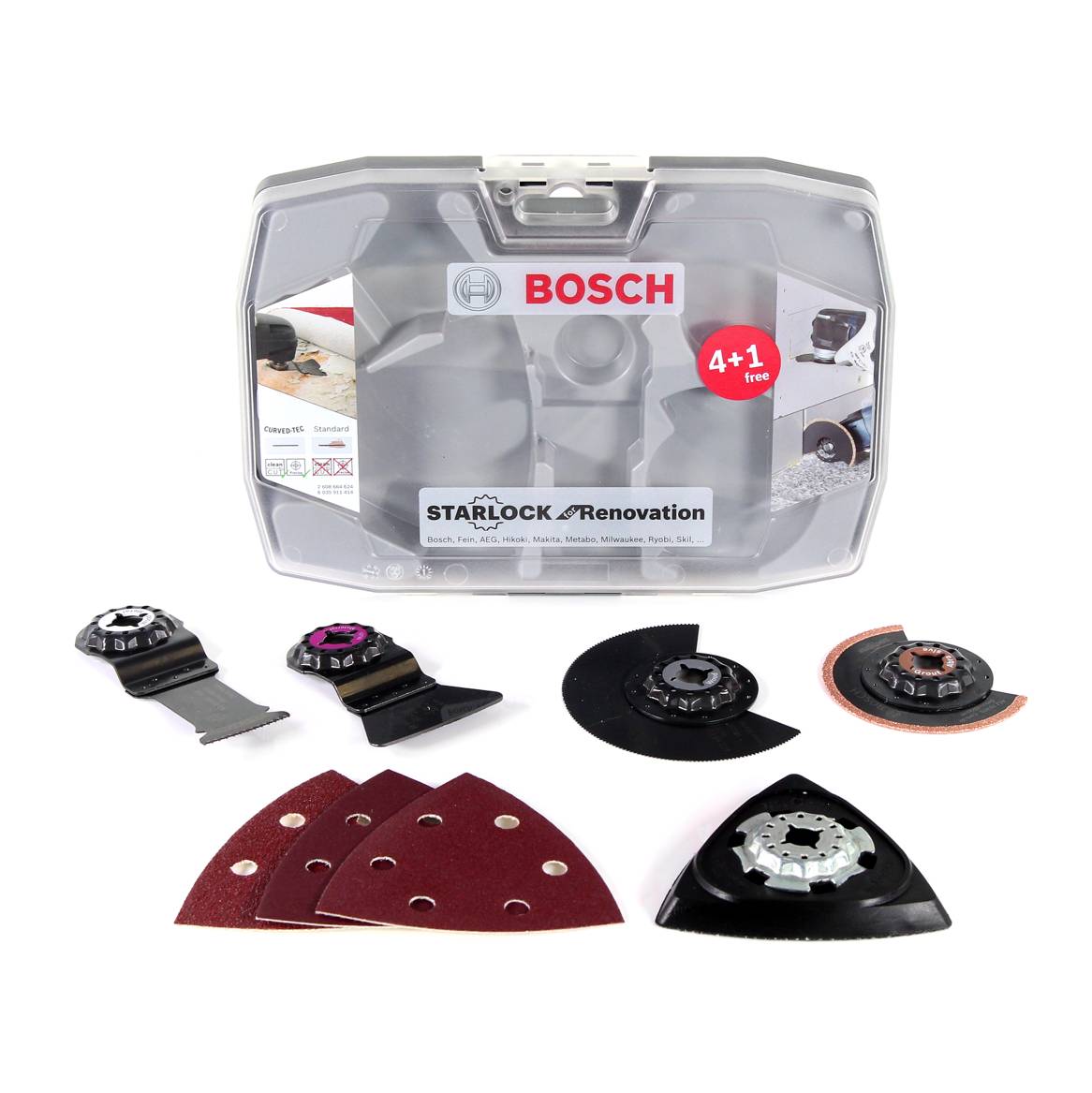 Coffret GOP Starlock Renovation 5 pièces lames et abrasifs - BOSCH - 2608664624-3