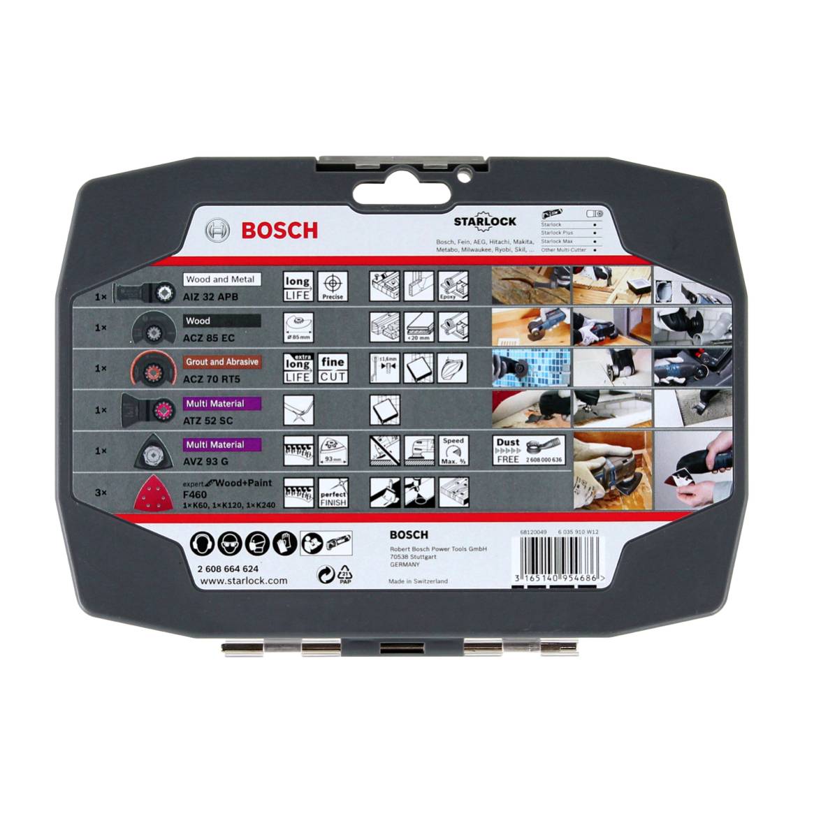 Coffret GOP Starlock Renovation 5 pièces lames et abrasifs - BOSCH - 2608664624-4
