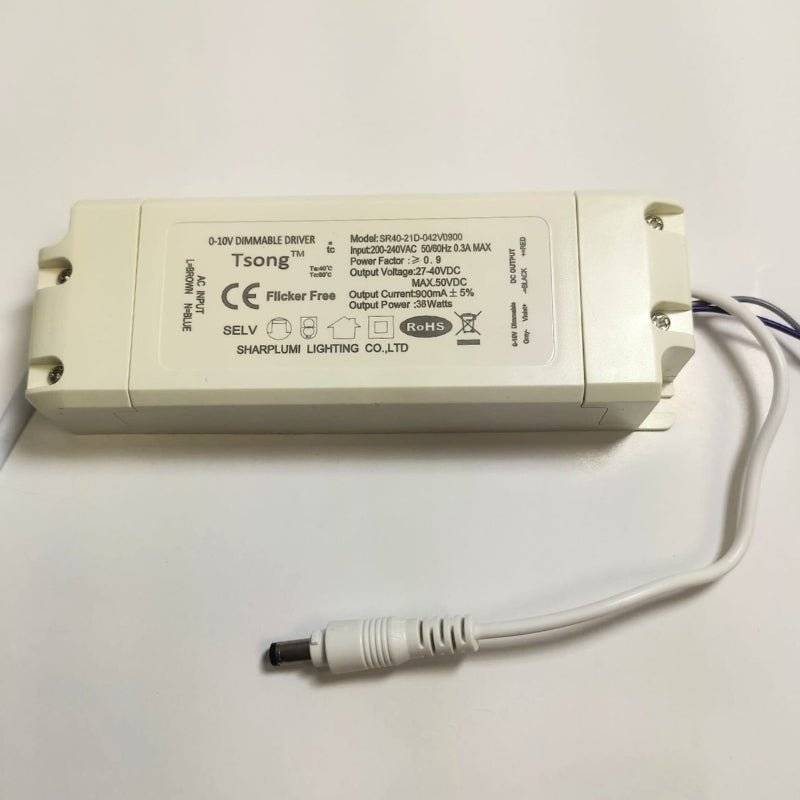 Transformateur Dimmable 0-10V & 27-40V 40W IP44 DC No Flicker - SILAMP-0
