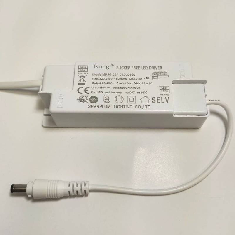Transformateur No Flicker 25-40V 36W IP44 DC 0.8A - SILAMP-0