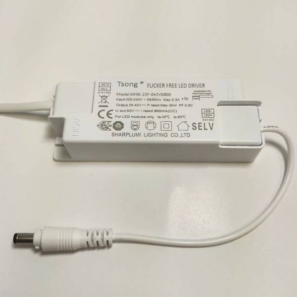 Transformateur No Flicker 25-40V 36W IP44 DC 0.8A - SILAMP
