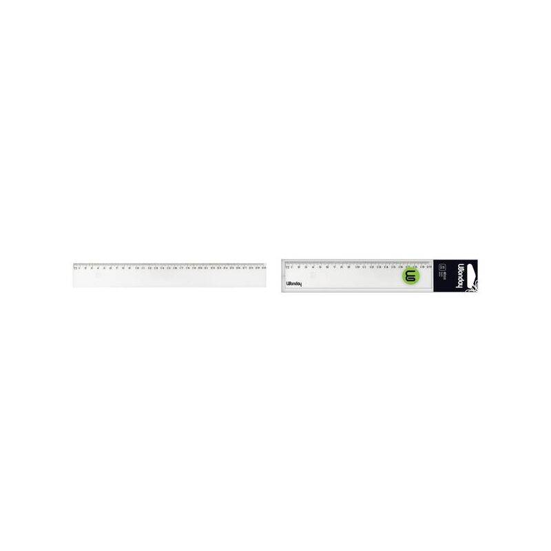 Règle plate Wonday 30 cm plastique-0