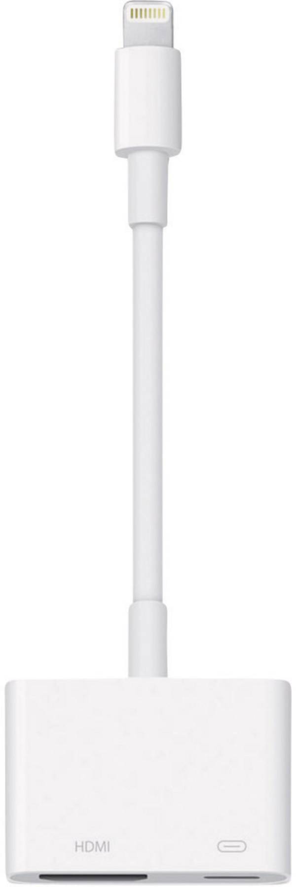 <br>  Apple<br>  iPad, iPhone, iPod<br>  Adaptateur<br>  [1x Dock mâle Lightning - 1x HDMI femelle]<br>  0.10 m<br>  blanc<br>