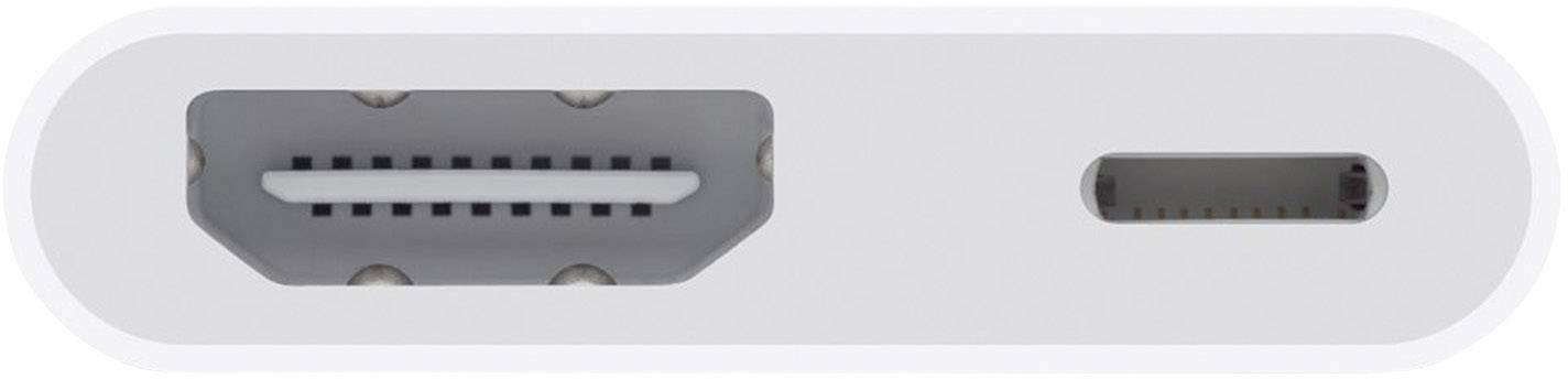 Apple iPad, iPhone, iPod Adaptateur [1x Dock mâle Lightning - 1x HDMI femelle] 0.10 m blanc-1
