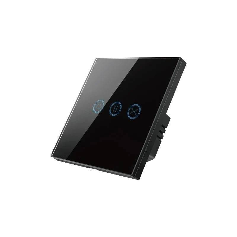 Interrupteur pour Volet Roulant Connecté Wifi Tactile Noir - SILAMP-0