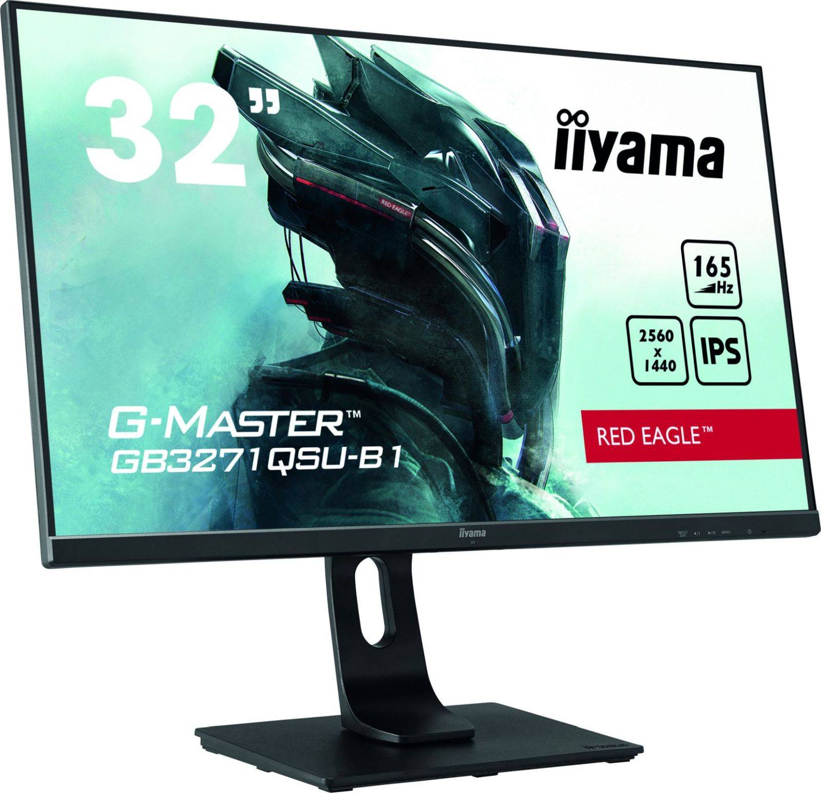 iiyama G-MASTER GB3271QSU-B1, 80 cm (31.5"), 2560 x 1440 pixels, Wide Quad HD, LED, 1 ms, Noir-0