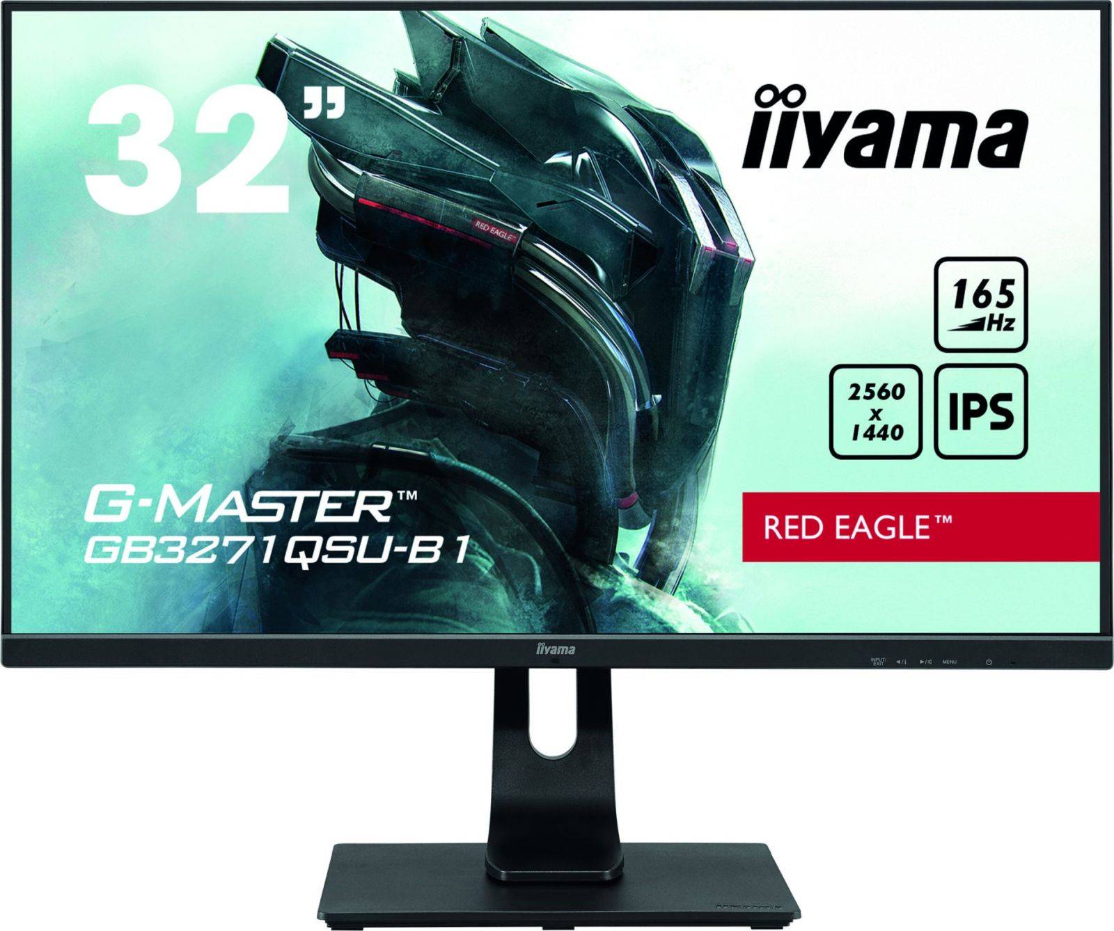 iiyama G-MASTER GB3271QSU-B1, 80 cm (31.5"), 2560 x 1440 pixels, Wide Quad HD, LED, 1 ms, Noir-1