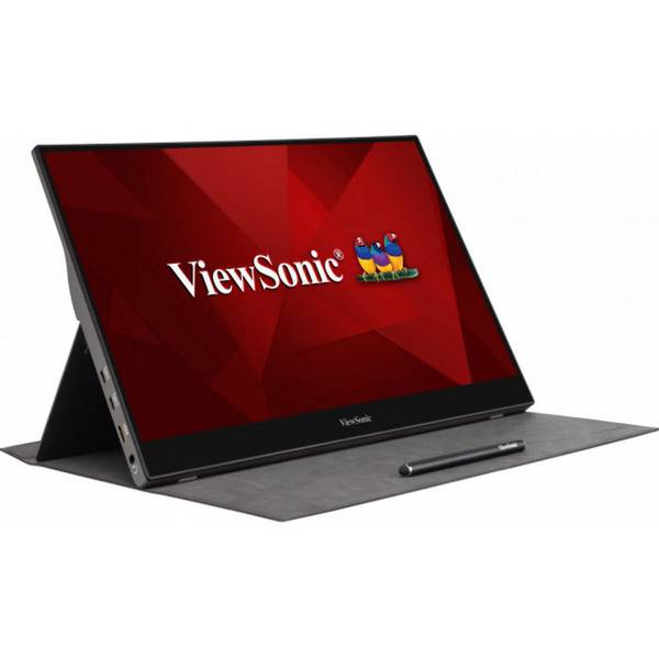 Viewsonic TD1655, 39,6 cm (15.6"), 1920 x 1080 pixels, Full HD, LED, 6,5 ms, Noir, Argent