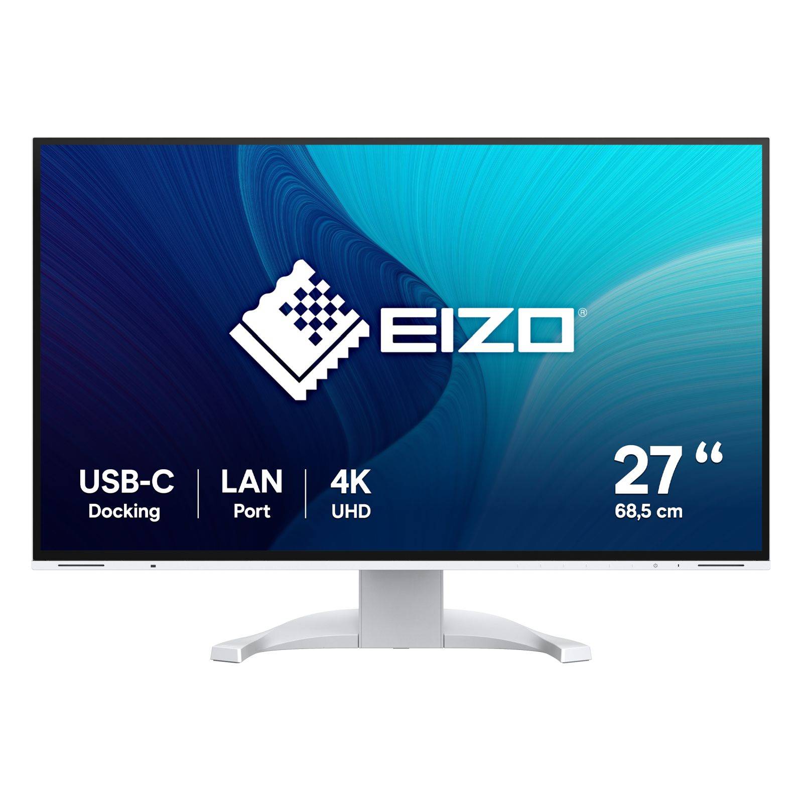 EIZO FlexScan EV2740X-WT, 68,6 cm (27"), 3840 x 2160 pixels, 4K Ultra HD, LCD, 5 ms, Blanc-0