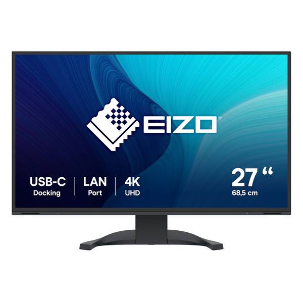EIZO FlexScan EV2740X-BK, 68,6 cm (27"), 3840 x 2160 pixels, 4K Ultra HD, LCD, 5 ms, Noir