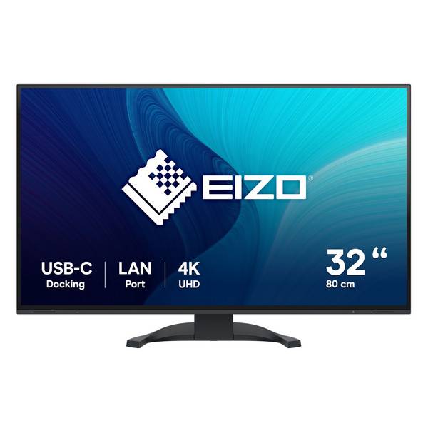 EIZO FlexScan EV3240X-BK, 80 cm (31.5"), 3840 x 2160 pixels, 4K Ultra HD, LCD, 5 ms, Noir
