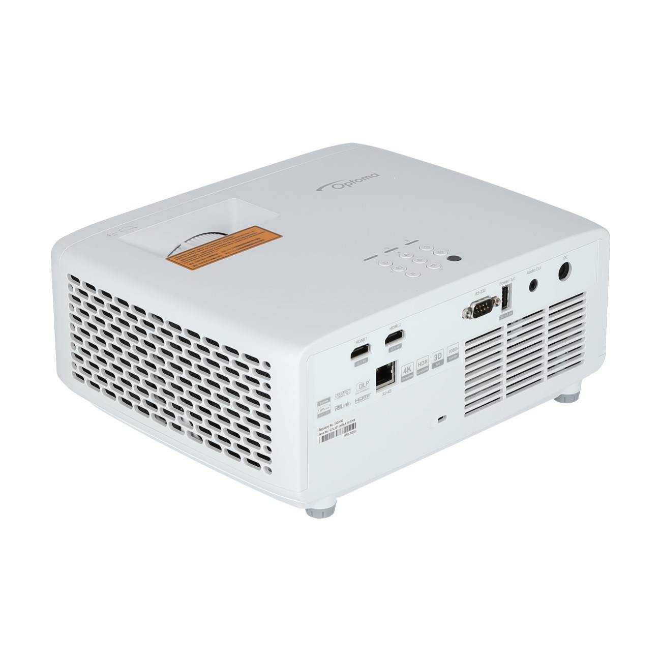 Optoma ZH420 Projecteur a focale standard 4300 ANSI lumens DLP 1080p (1920x1080) Compatibilité 3D Blanc-2