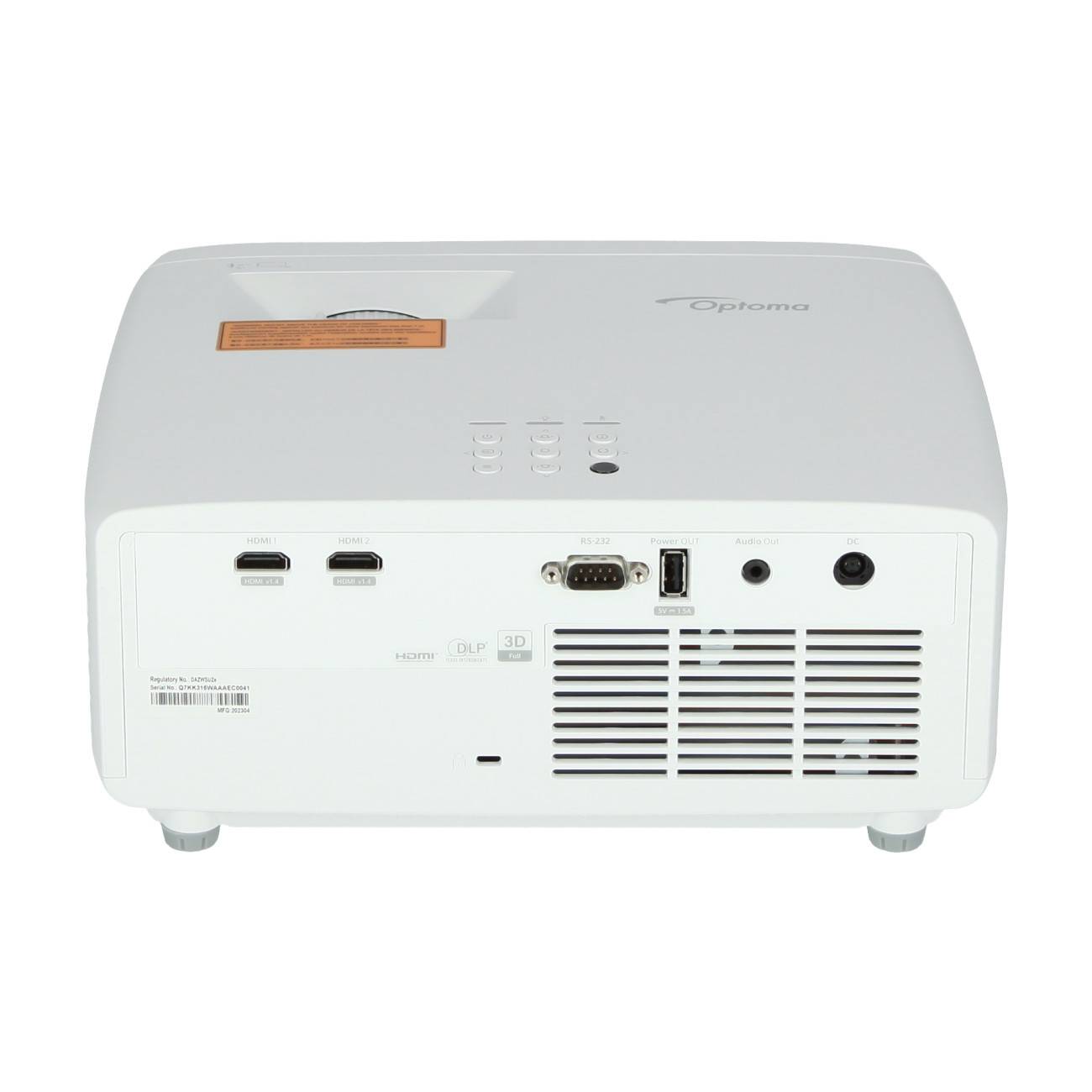Optoma ZW350e OPTOMA 5055387666382-3