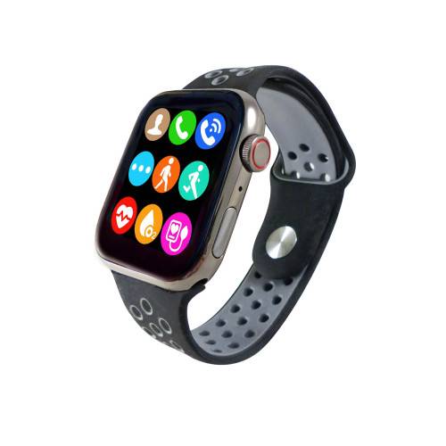 Montre connectée Android & IOS multifonction MC40 noire-2