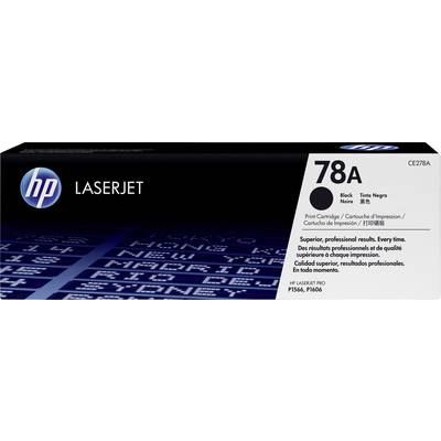 Cartouche d'encre 'HP LaserJet 78A' à encre noire. Adaptée pour des impressions professionnelles. Modèle CE278A.